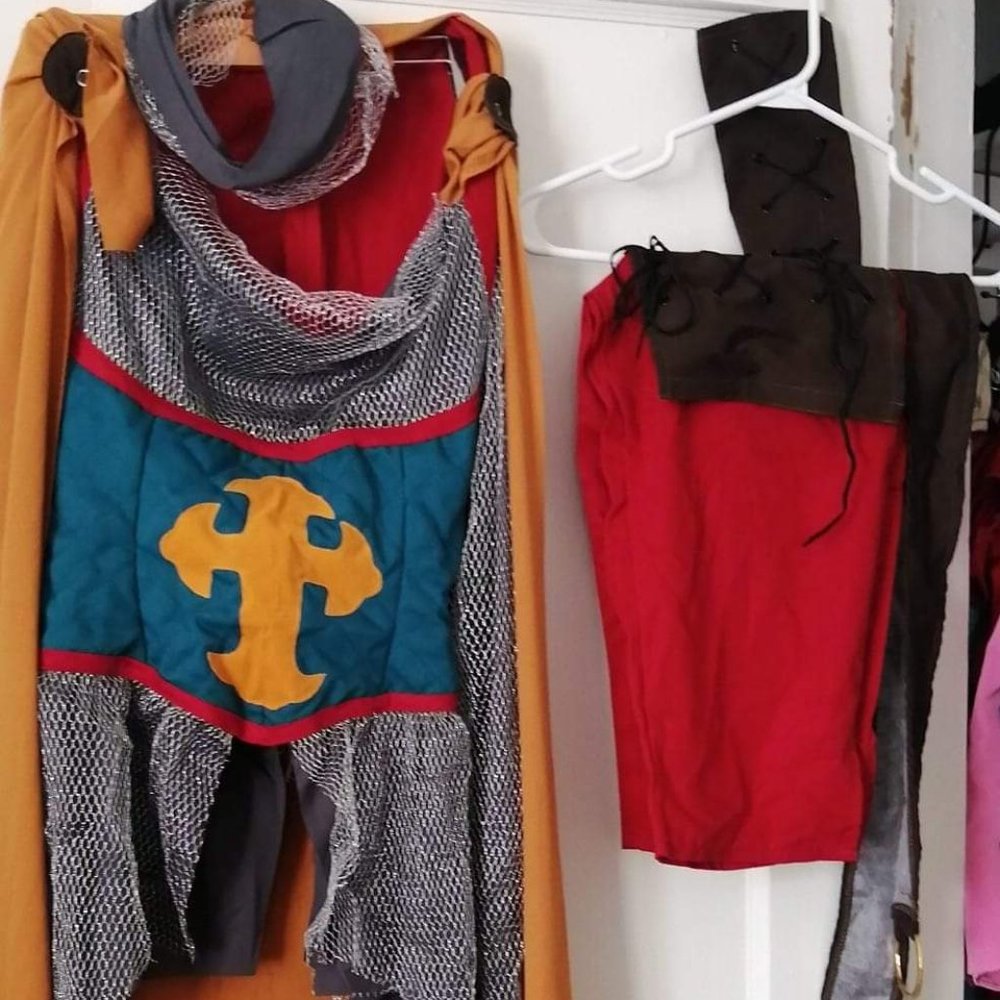 Medieval knight costume